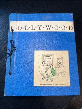 VTG 1950s Ephemera Hollywood Movie Star Scrapbook Doris Day Marlon Brando & More